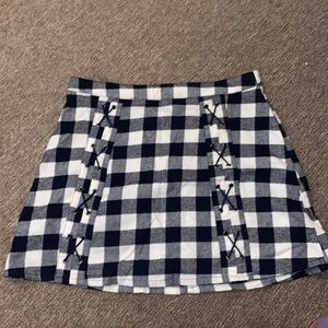 Checkered Skirt